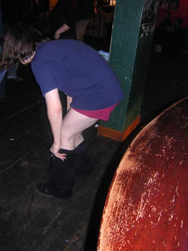 At a club in Sheffield - this, apparently, is Electroclash